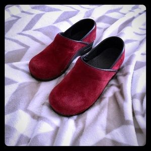 Sanita Suede Clogs